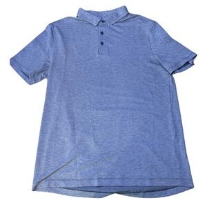 Lululemon Men's Blue/Heather Grey Polo